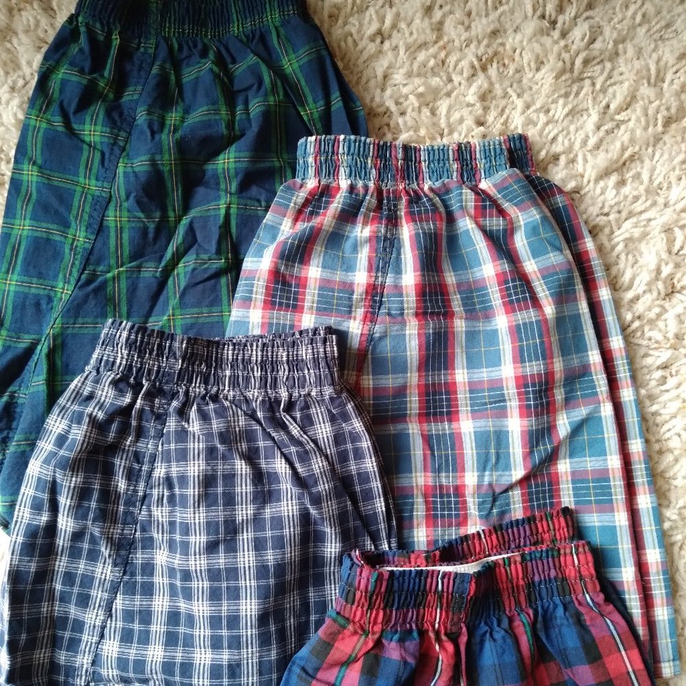 4 Pair Mens Classic Boxers
